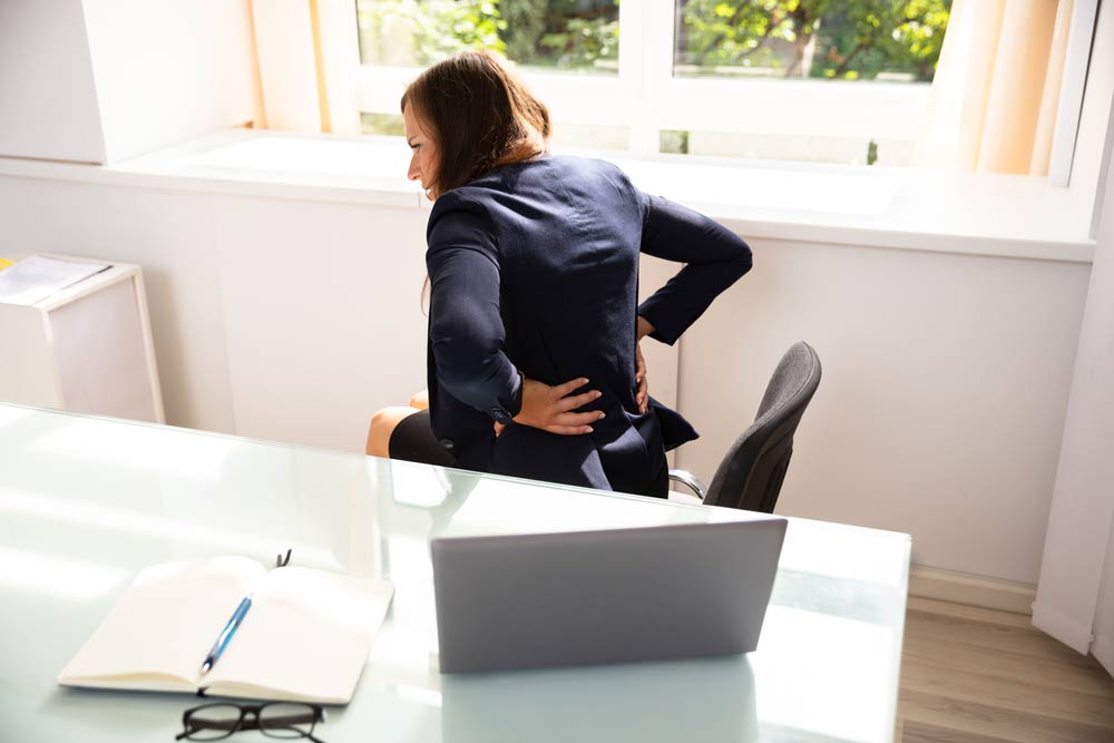 Woman with Lower Back Pain